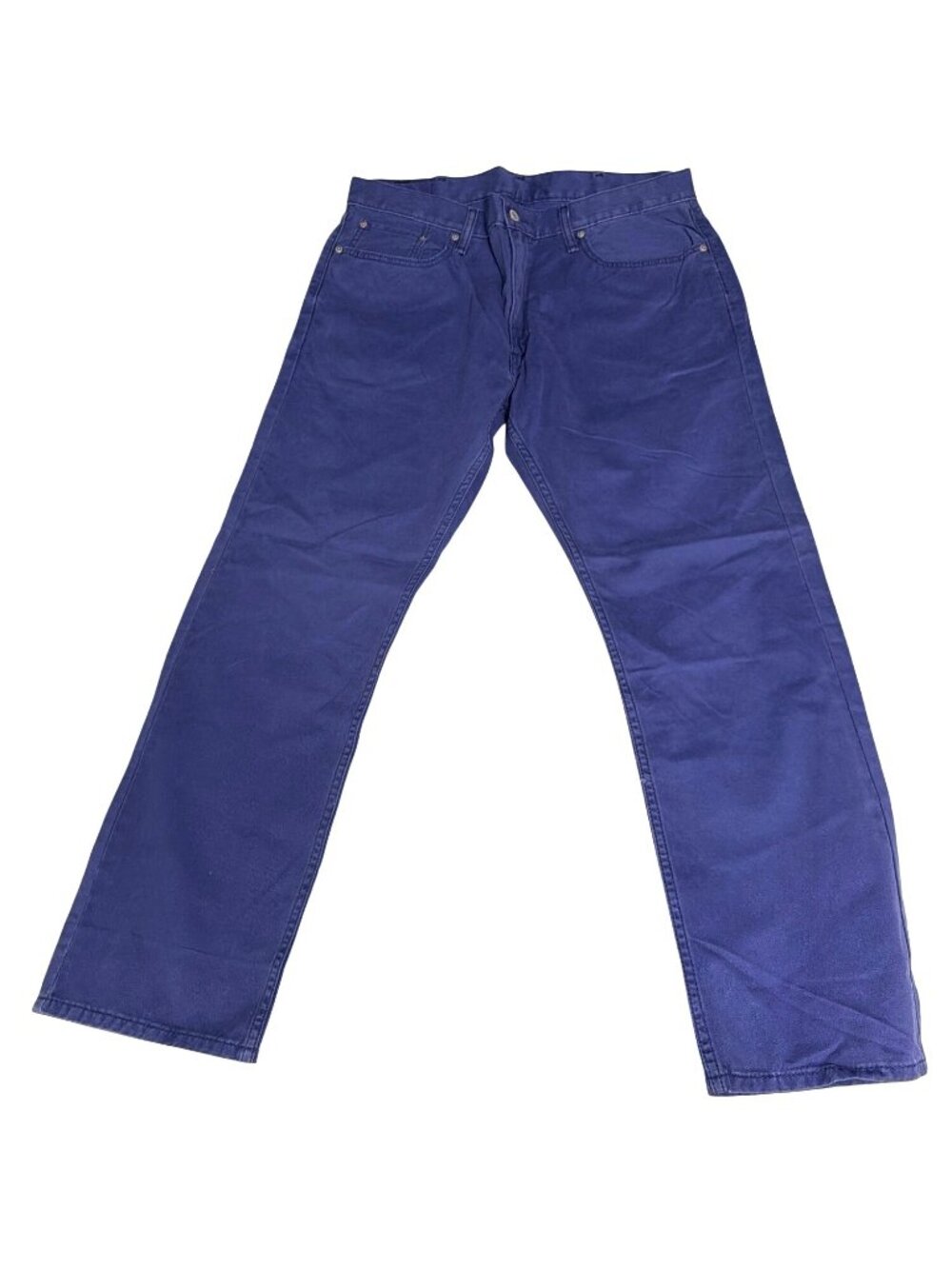 Levis 514 Mens Straight Fit Jeans W38 L30 Purple Cotton Denim Classic Style - Picture 4 of 4